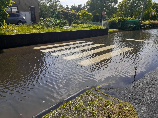 都市部の浸水 排水問題