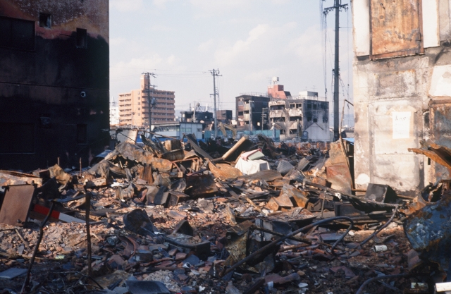 阪神淡路大震災の写真