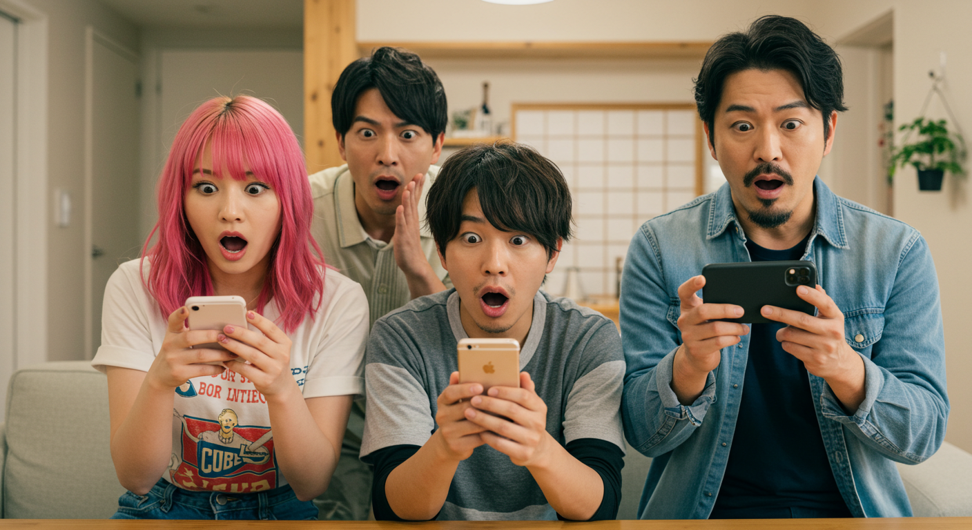SNSのデマに驚く人たち