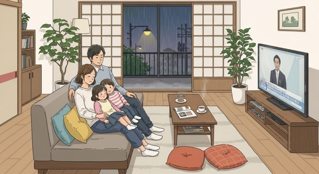 避難せずに楽観的